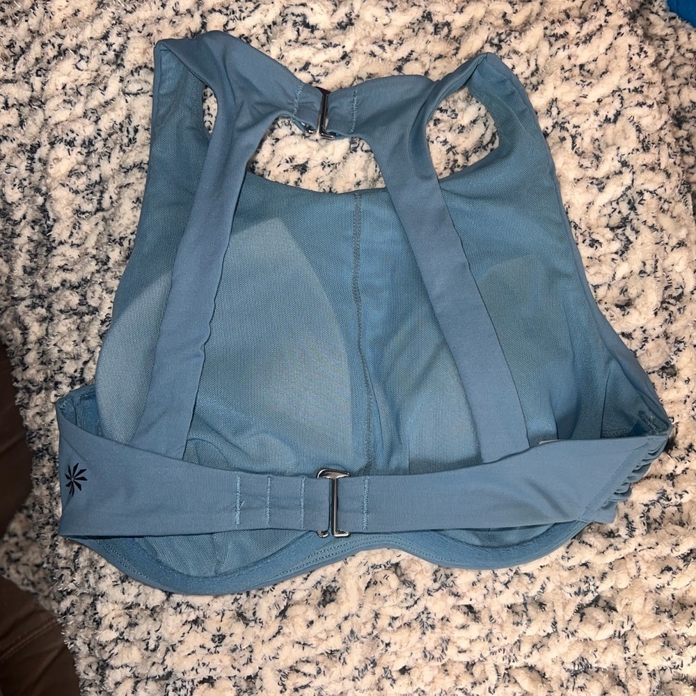 Athleta Blue Racerback Bikini Top - Picture 2 of 3